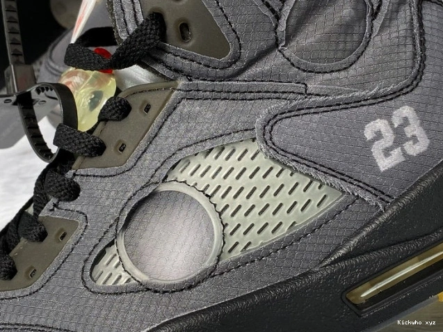 Air 5 x CT8480-001 Jordan Off-White Black 0629